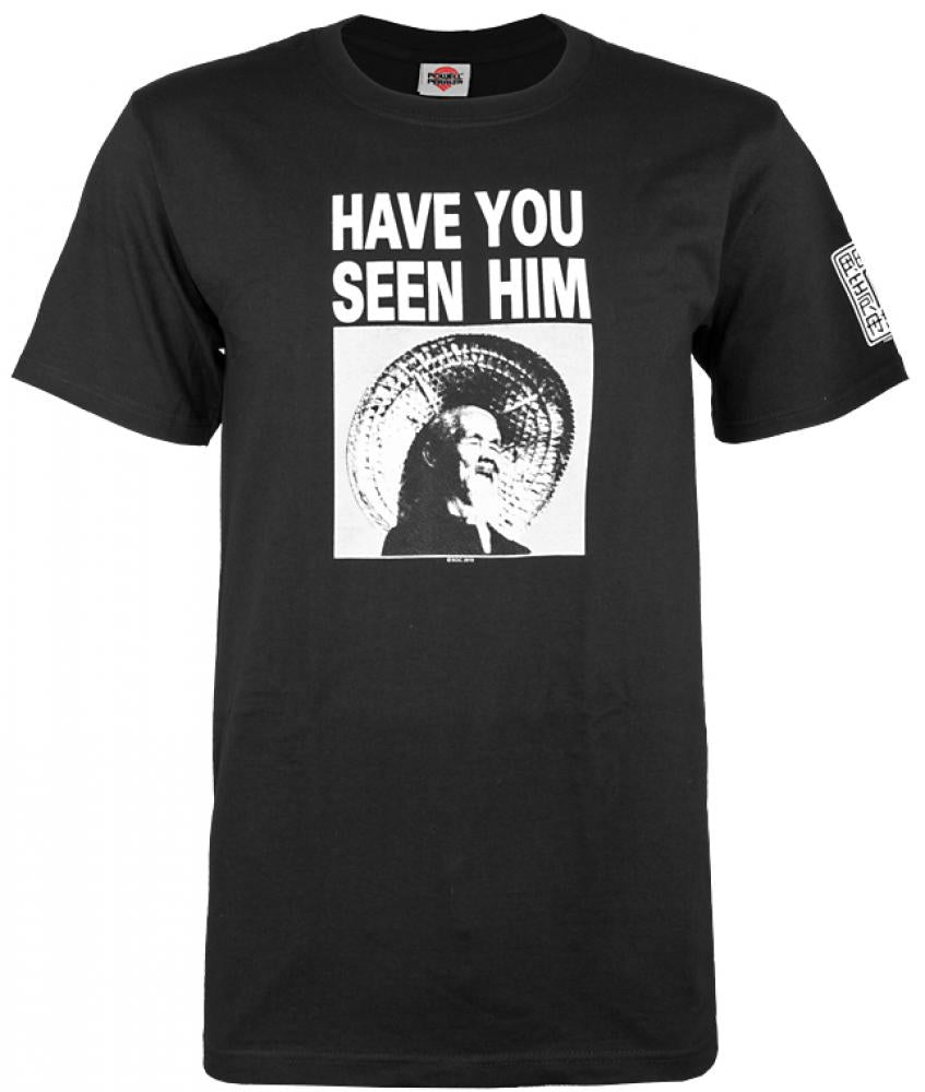 Powell Peralta Skateboards Have You Seen Him? Skateboard T-Shirt, Blac