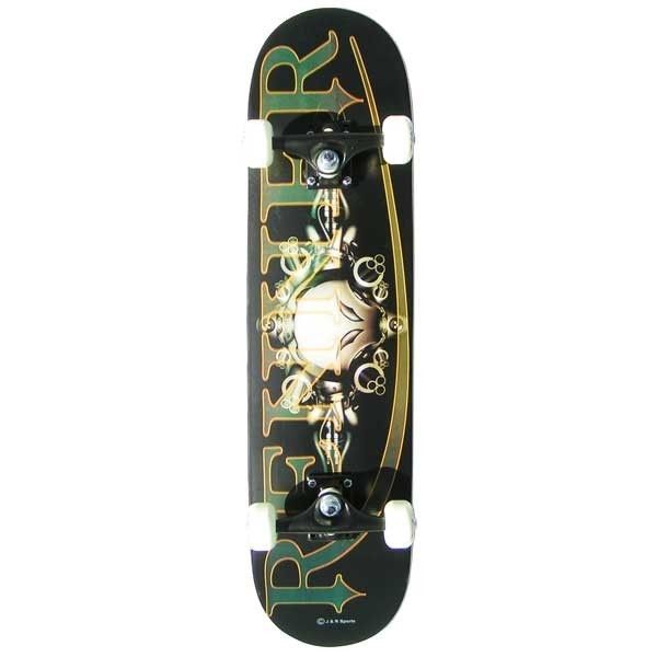 Renner Skateboards B Series Complete Skateboard, Gothic Space Guns