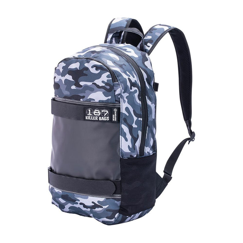 187 Protection Standard Issue Skate Backpack, Charcoal Camo