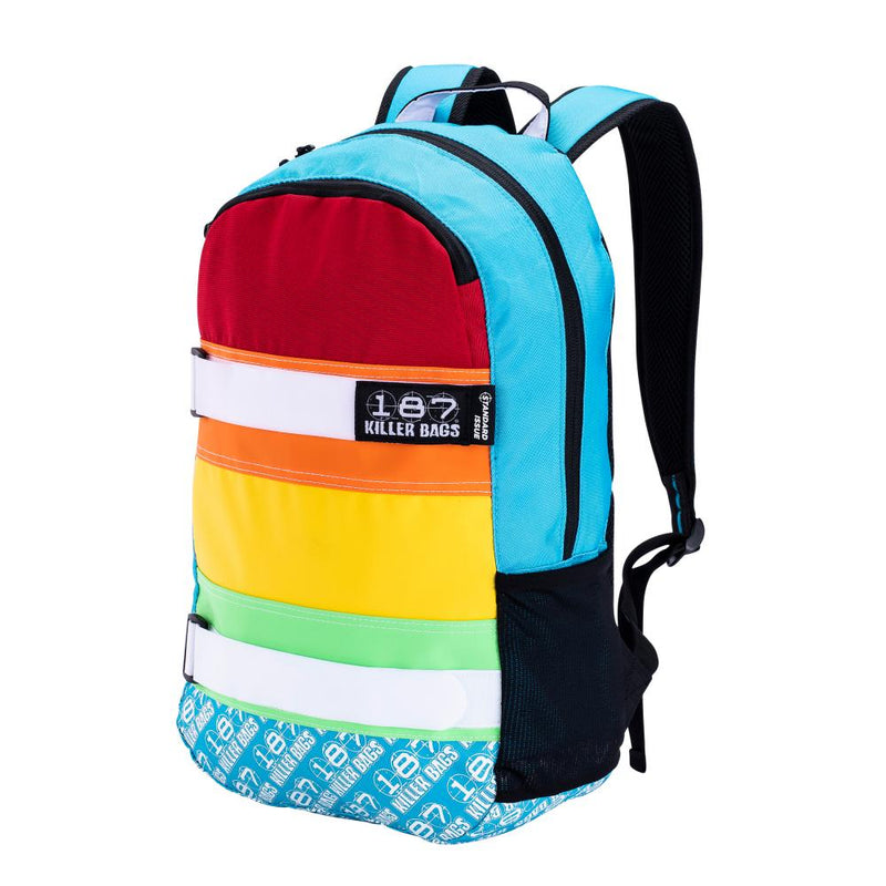 187 Protection Standard Issue Skate Backpack, Rainbow