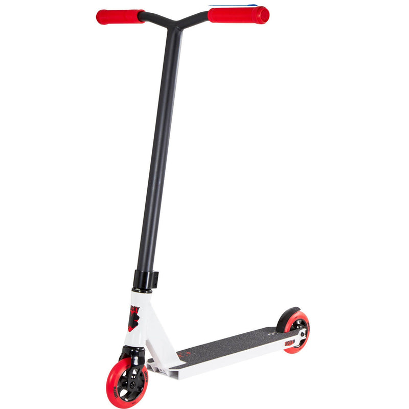 Lucky Scooters 2018 Crew Complete Stunt Scooter, White/Red Complete Scooter Lucky 