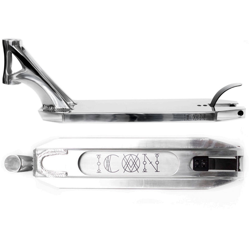 Drone Icon Stunt Scooter Deck 21", Chrome Stunt Scooter Drone 