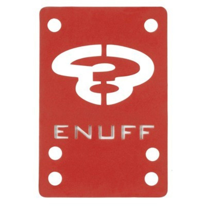 Enuff Skateboard Shock Pads 1mm Red Skateboard Enuff 