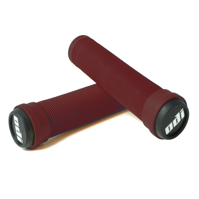 ODI Soft Compound Longneck Grips, Ox Blood BMX ODI 