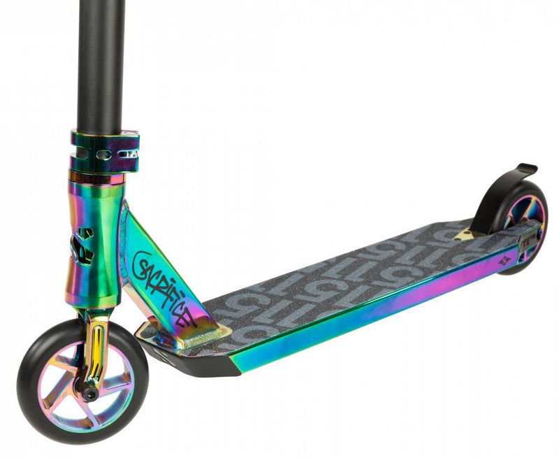 Sacrifice Scooters Flyte 115 Complete Stunt Scooter, NeoChrome Stunt Scooter Sacrifice 