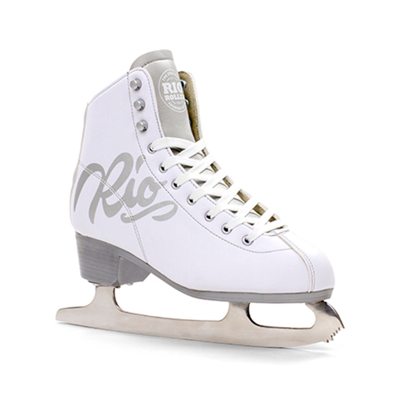 Rio Roller Script Ice Skates - White Ice Skates Rio Roller UK7A EU40.5 US8 