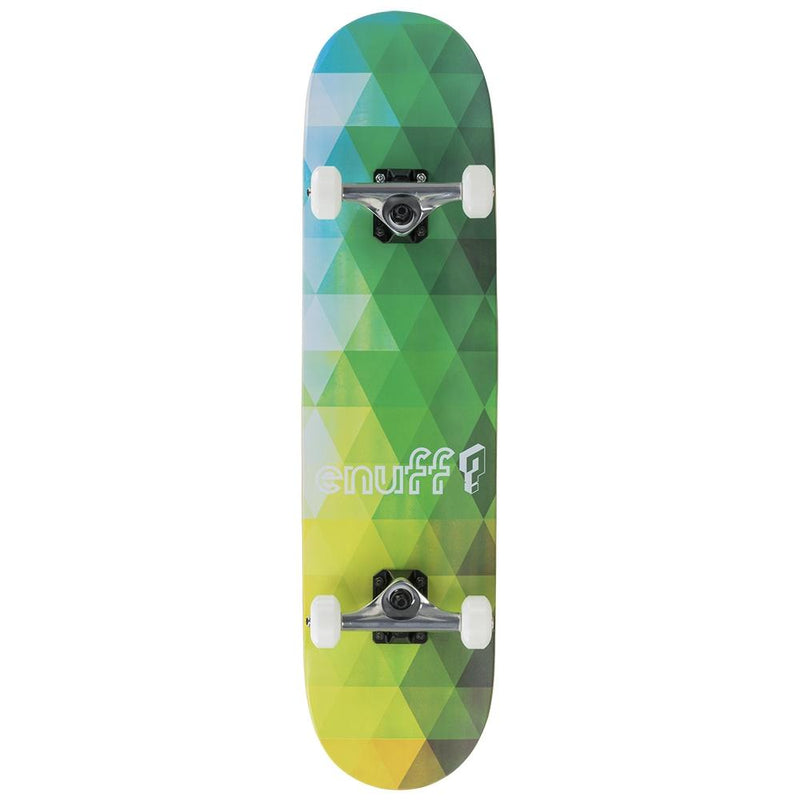 Enuff Geometric Complete Skateboard - Green/Yellow Skateboard Enuff 