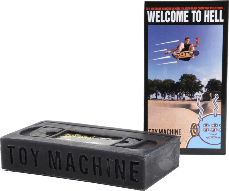 Toy Machine Skateboards VHS Wax, Black Wax Toy Machine 