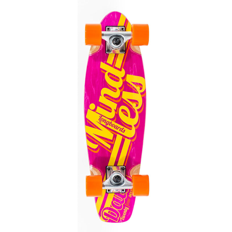 Mindless Longboard Stained Daily Cruiser - Orange/Pink Skateboard Mindless 