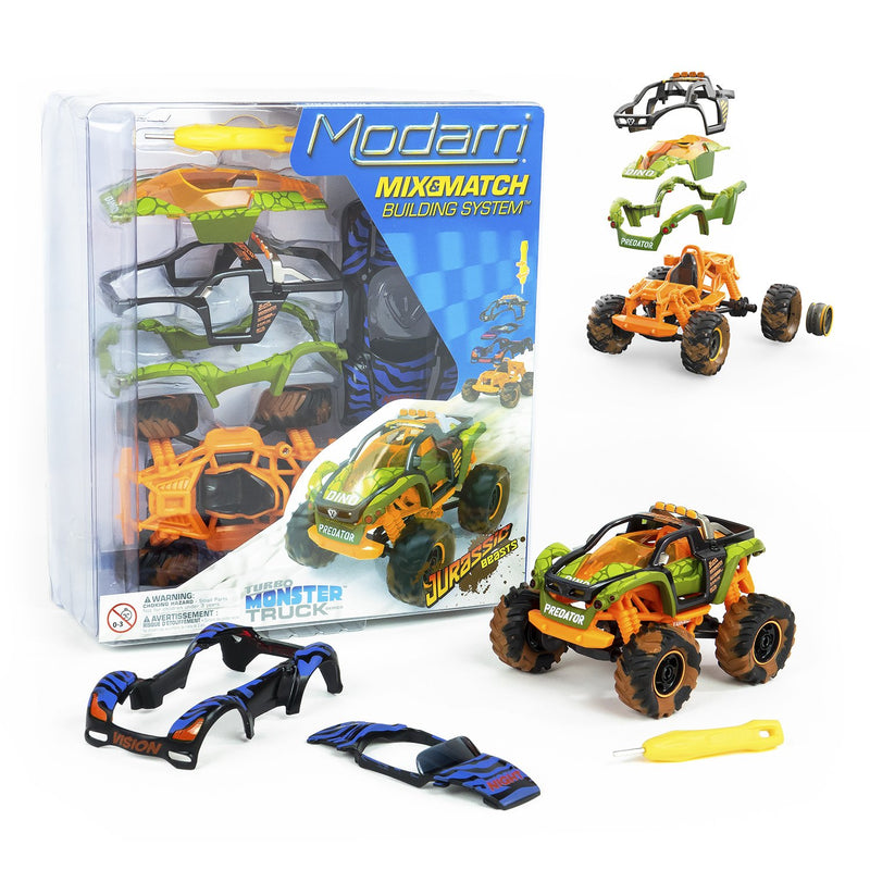 Modarri Toy Car Jurassic Beasts Turbo Pack