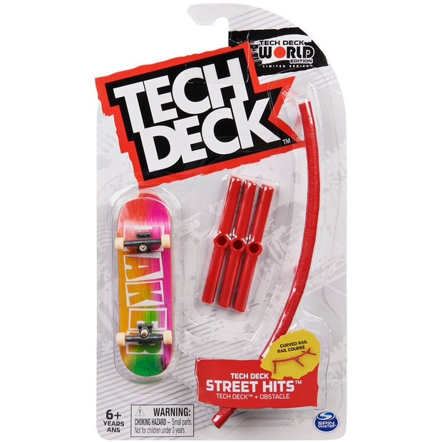 Tech Deck Fingerboards Single Street Hits, Assorted Design
