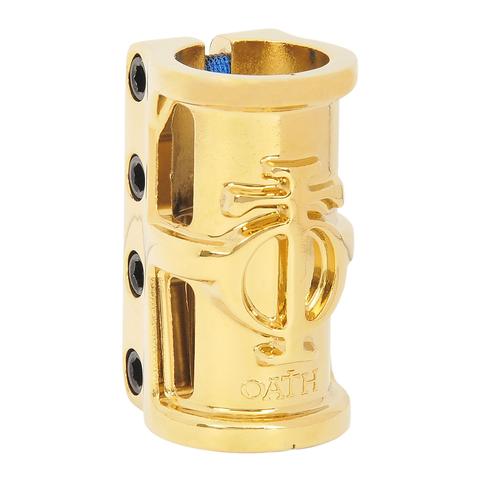 Oath Cage Alloy SCS 4-Bolt Clamp, Neo Gold