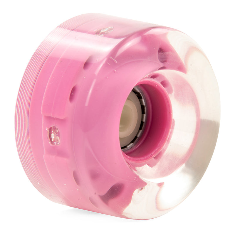 SFR Skates Light Up Quad Skate Wheels 58mm, Pink  (Set Of 4)