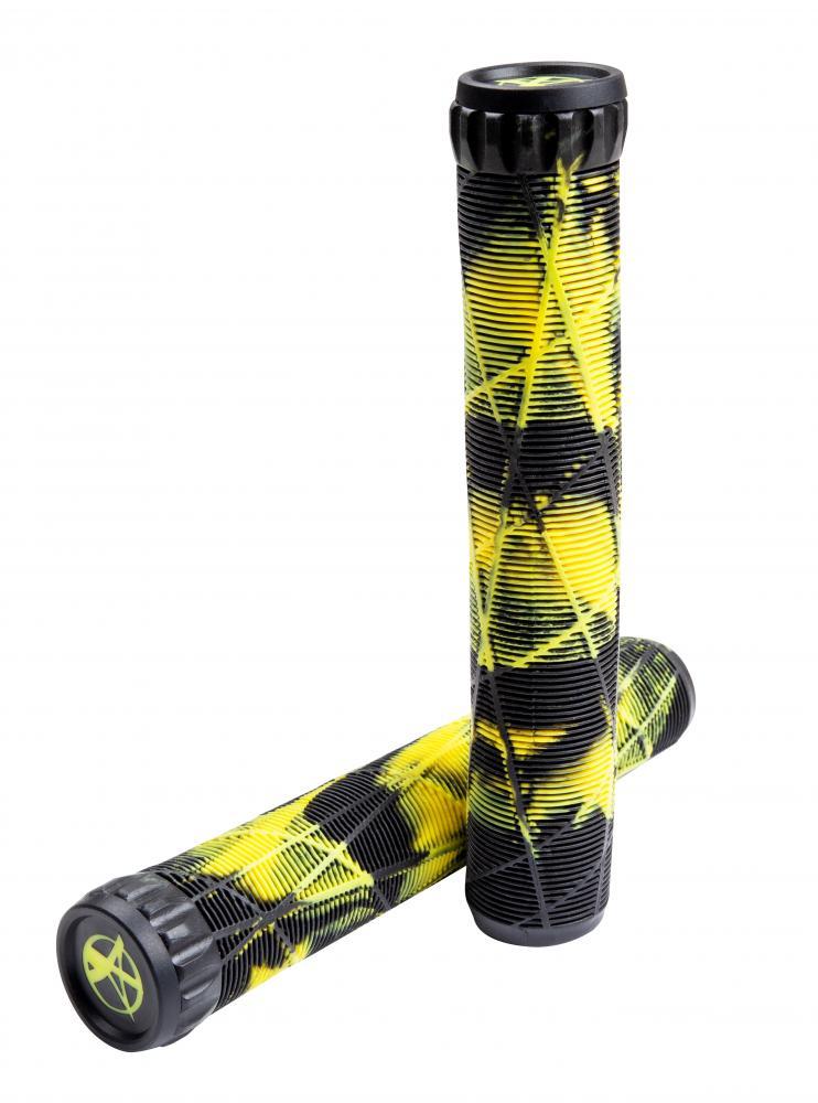 Addict Scooters OG Stunt Scooter Grips Eagle Collab, Black/Yellow Grips Addict 