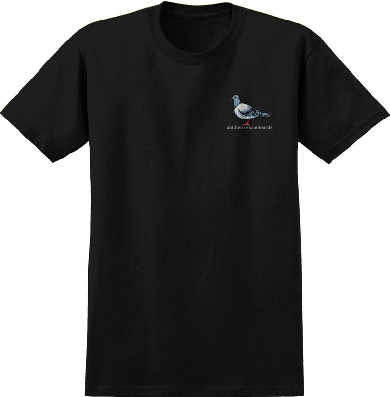 Anti Hero Skateboards Lil Pigeon Skateboard T-Shirt, Black