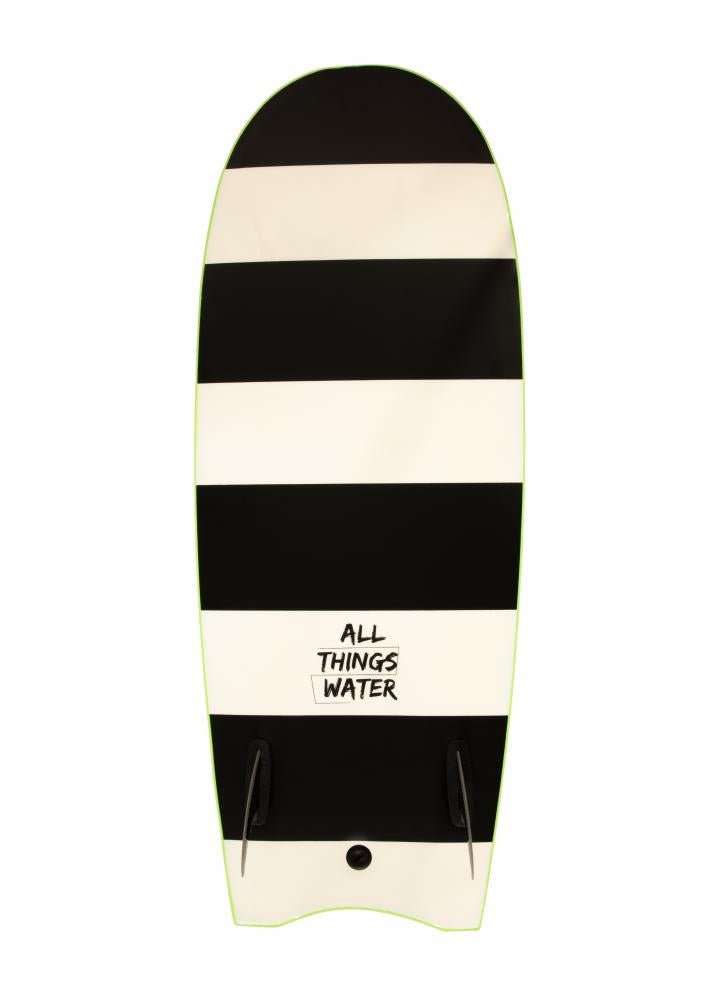 Body Glove Water Sports Soft Top 54 Surf Board 5ft, Black/Green