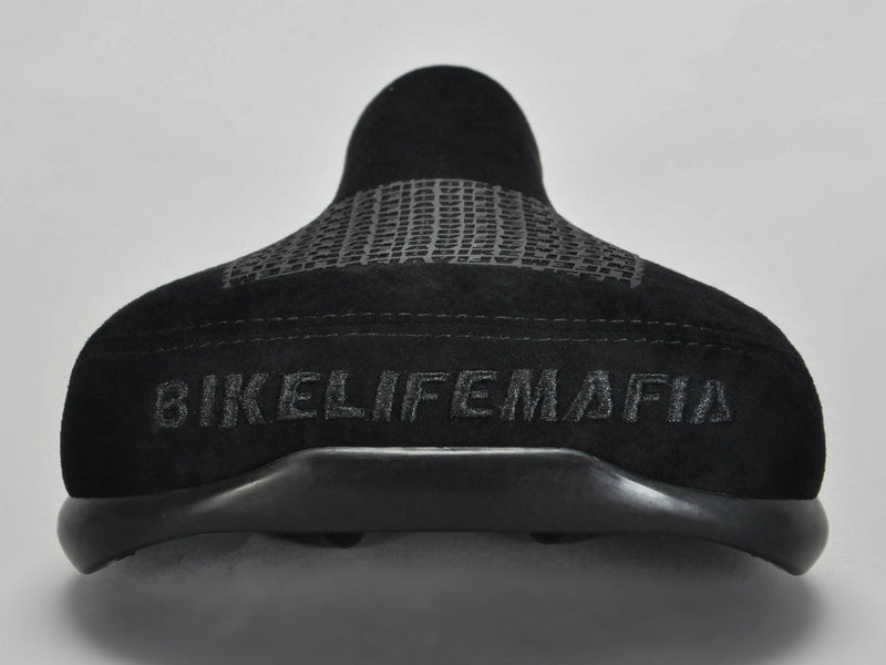 Mafia Bikes Bike Life Mafia Cycling/Wheelie Bike Seat, Black Patch