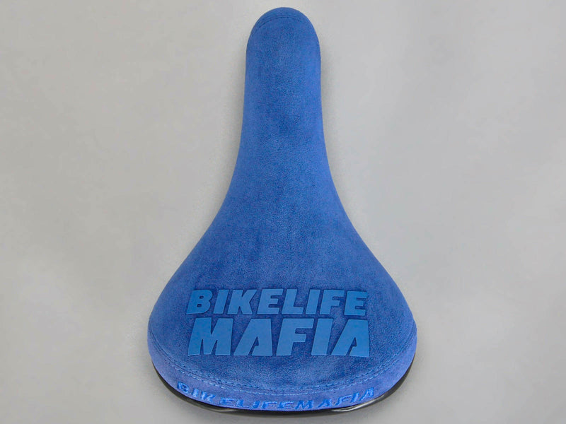 Mafia Bikes Bike Life Mafia Cycling/Wheelie Bike Seat, Stacked Blue