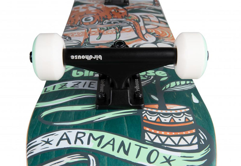 Birdhouse Skateboards Armanto Favourites Complete Skateboard 7.75", Green