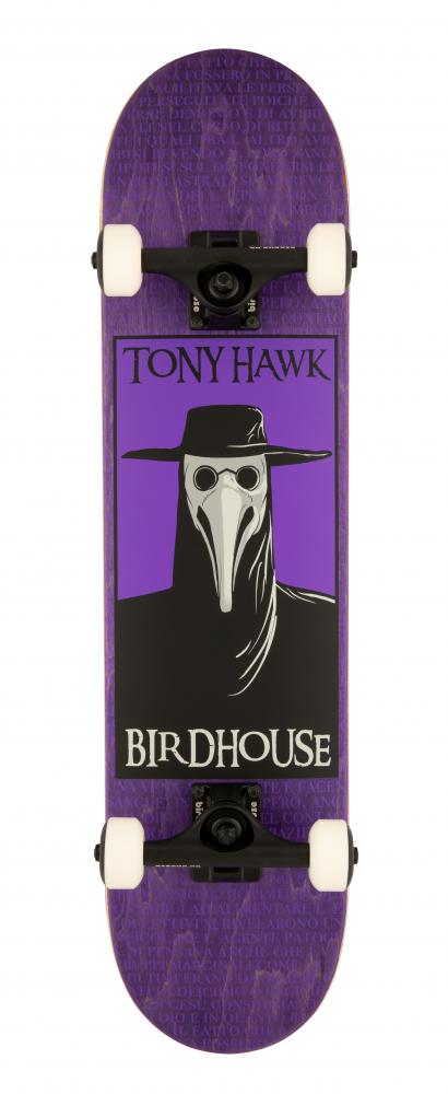 Birdhouse Skateboards Plague Doctor Complete Skateboard 7.5", Purple