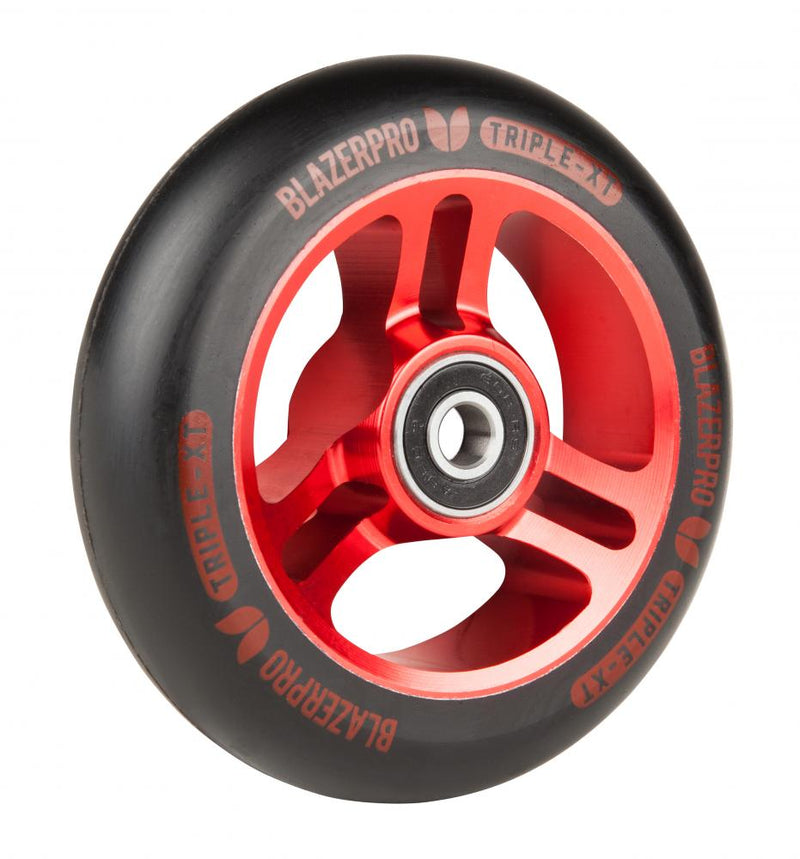 Blazer Pro Scooter Triple XT 100mm Wheel, Black/Red