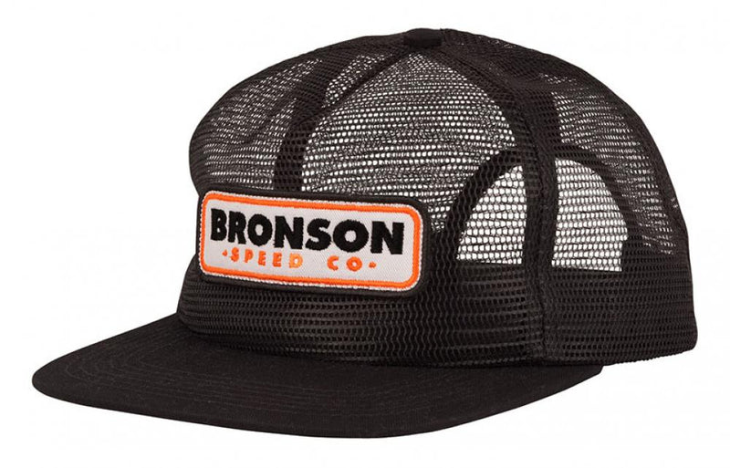 Bronson Speed Co BSC Mesh Snapback Cap, Black
