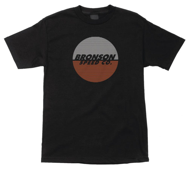 Bronson Speed Co BSC Lines Skateboard T-Shirt, Black