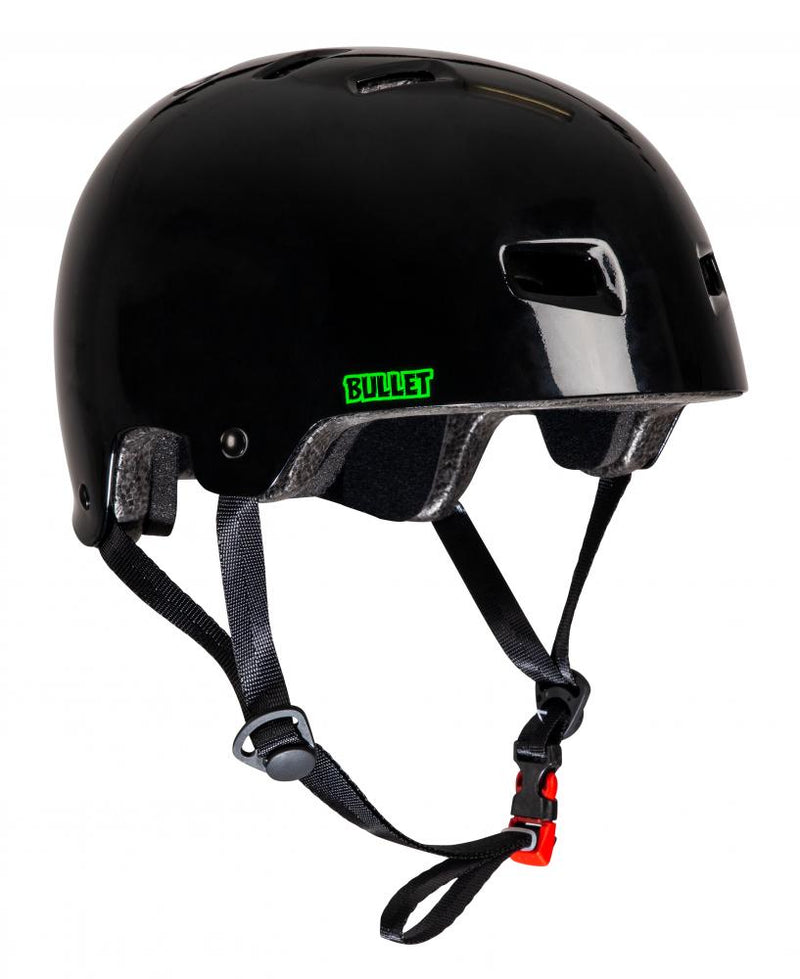 Bullet Safety Gear x Slime Ball Skate/BMX Helmet, Gloss Black