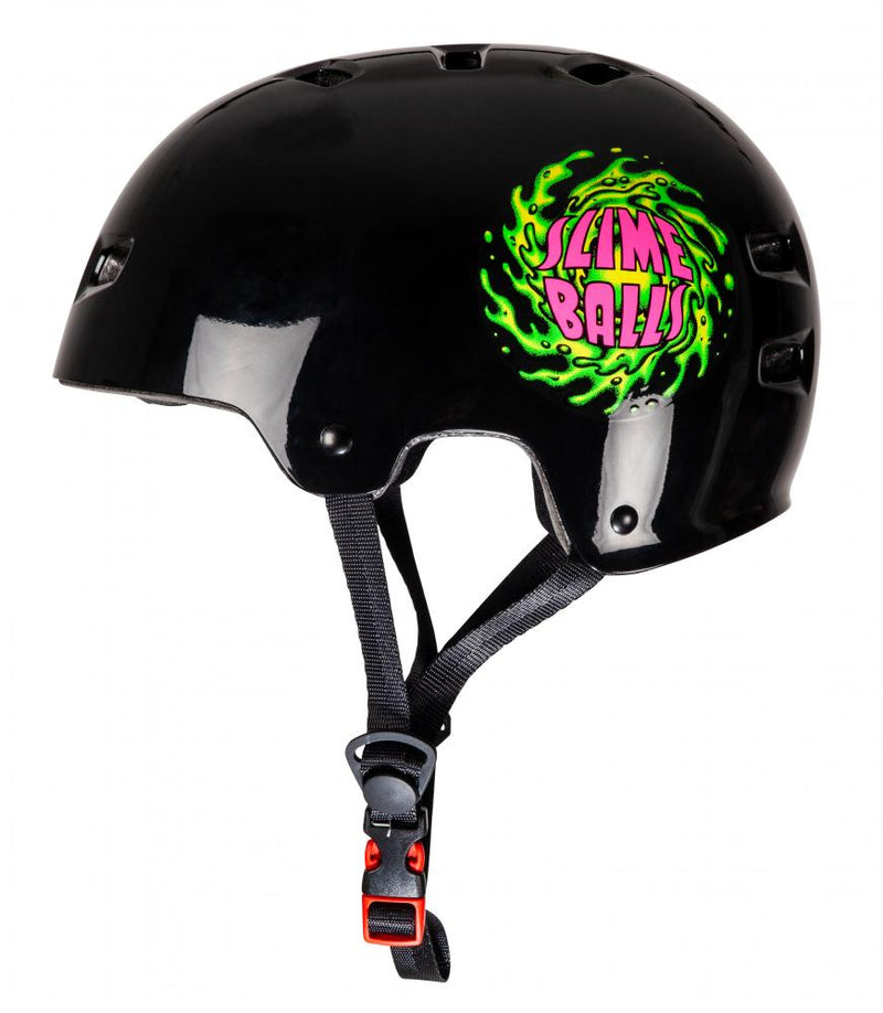 Bullet Safety Gear x Slime Ball Skate/BMX Helmet, Gloss Black