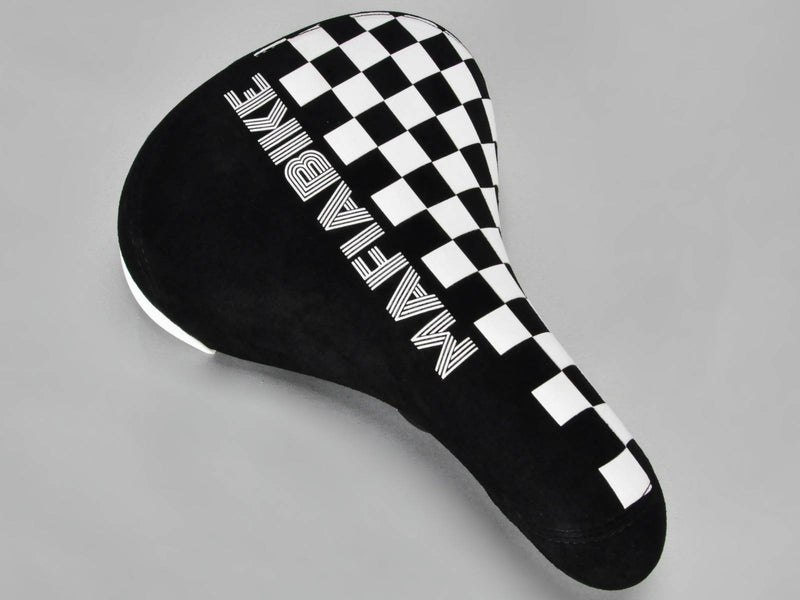 Mafia Bikes Checkerboard Cycling Wheelie Bike Seat Black