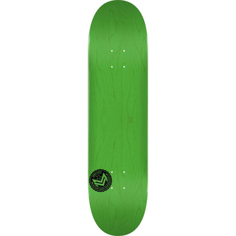 Mini Logo Skateboards Chevron Skateboard Deck 8.25", Green Skateboard Decks Mini Logo 