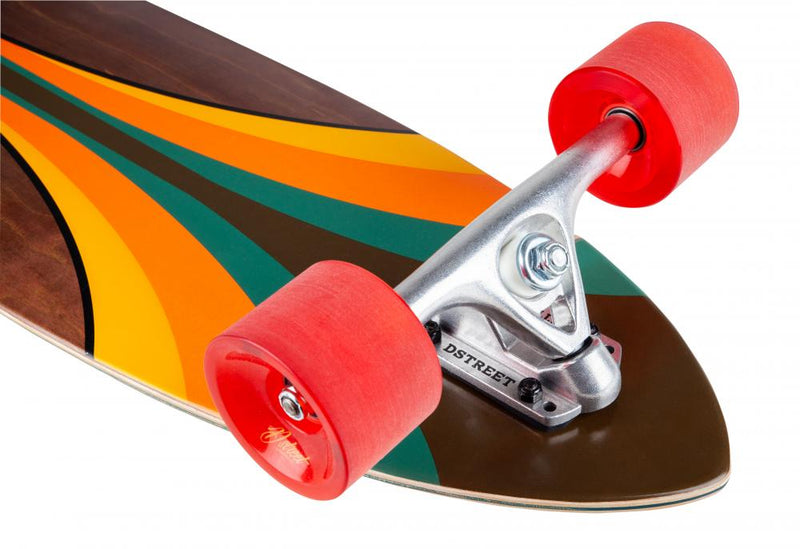 D Street Skateboards Pintail Malibu Complete Longboard, 40'