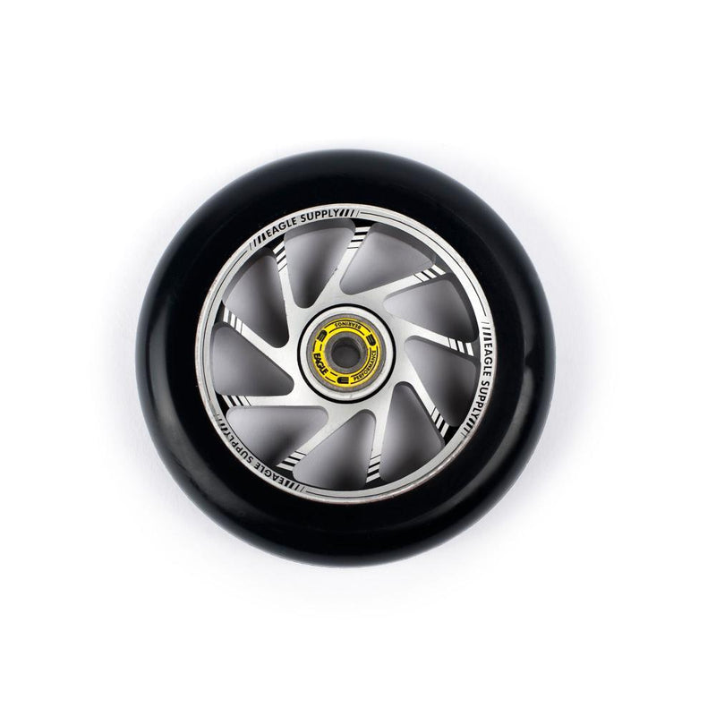 Eagle Supply Team Core 120mm Scooter Wheel, Silver/Black