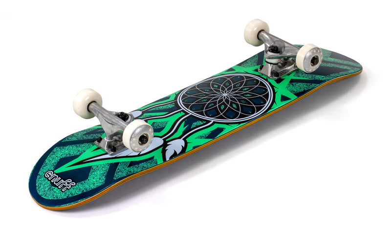 Enuff Skateboards Dreamcatcher Mini Complete Skateboard 7.25", Blue/Teal