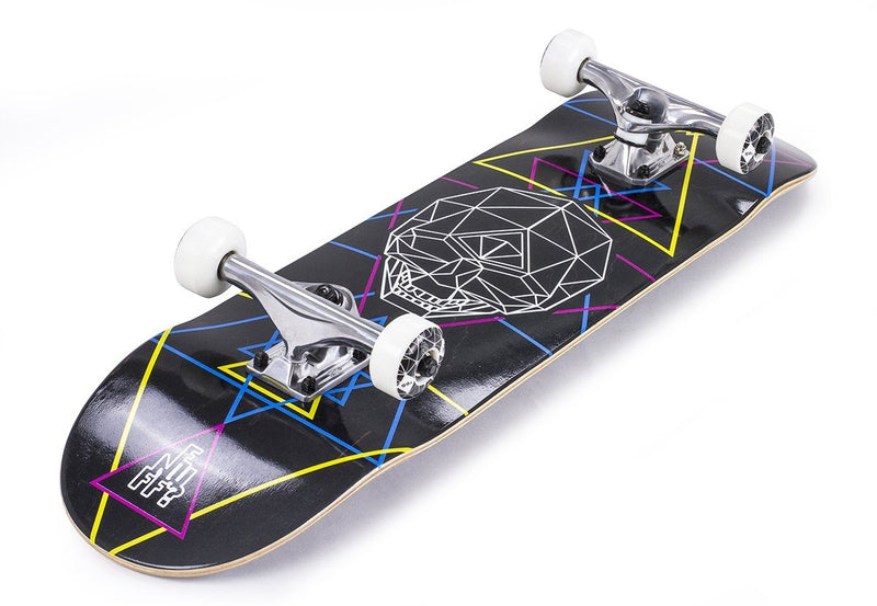 Enuff Skateboards Geo Skull Complete Skateboard 32" x 8", CMYK complete skateboards Enuff 