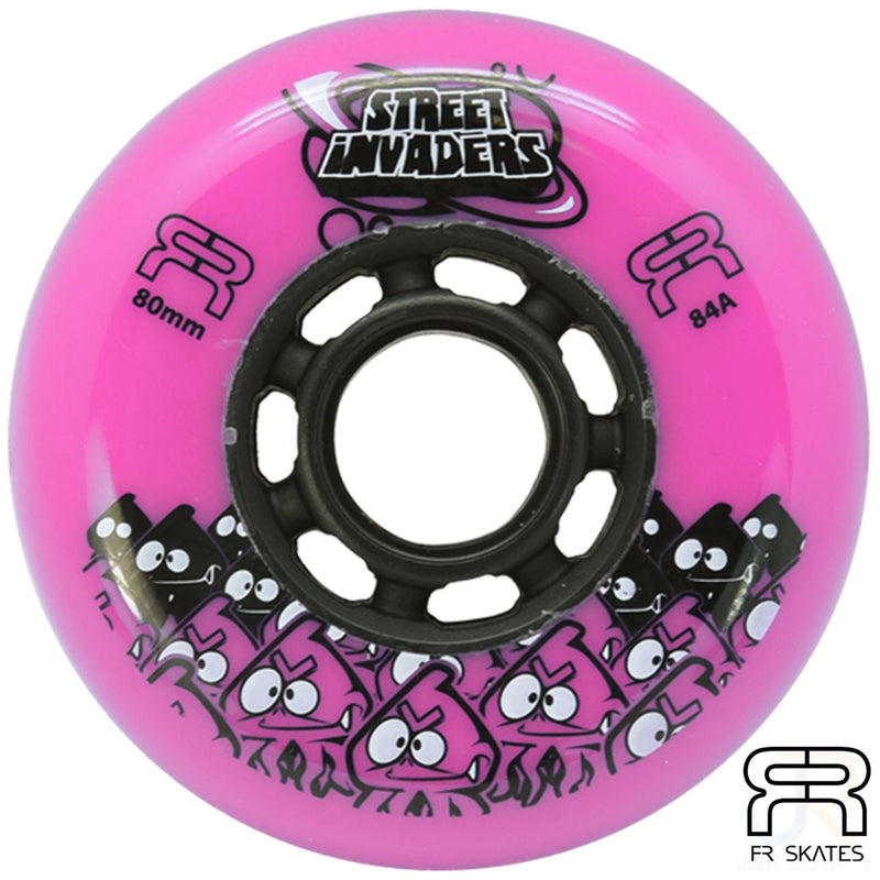 Fr Skates Invader Ⅱ Inline Skate Wheel, 76mm Pink