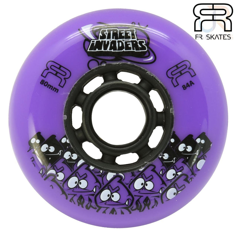 Fr Skates Invader Ⅱ Inline Skate Wheel, 76mm Purple