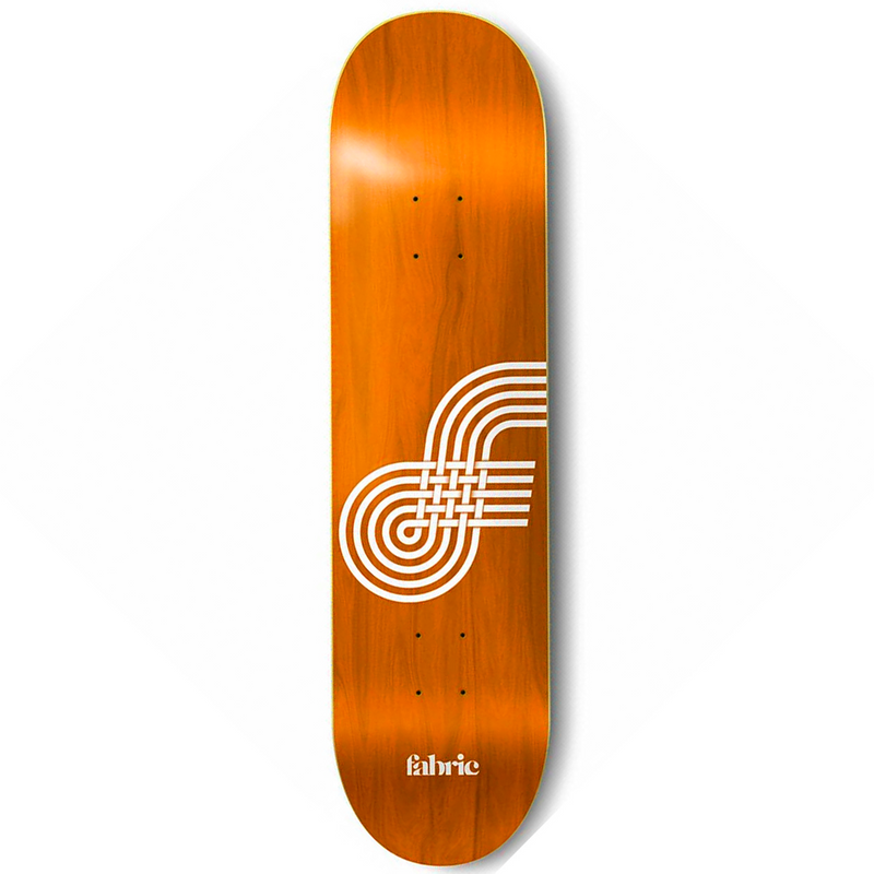 Fabric Skateboards Looping Mini Skateboard Deck 7.25", Orange