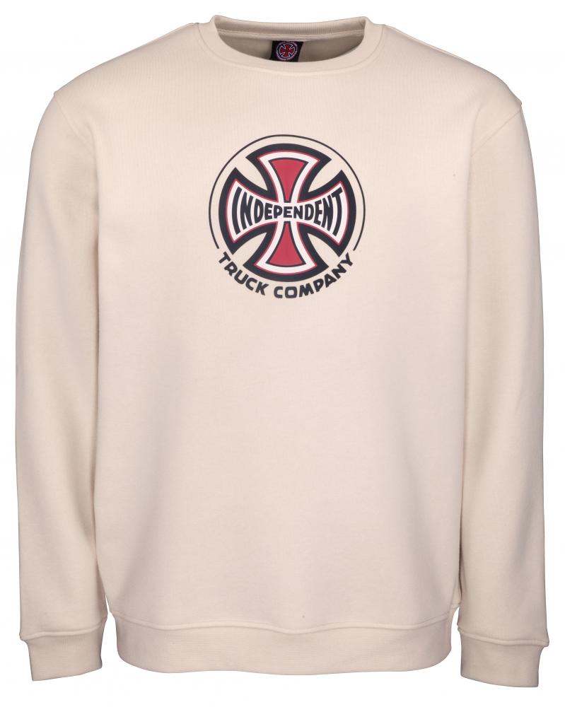 Independent Truck Co Standard Logo Crew Neck, Off White