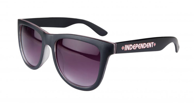 Independent Trucks Bar/Cross Sunglasses, Black/Grey (Santa Cruz)