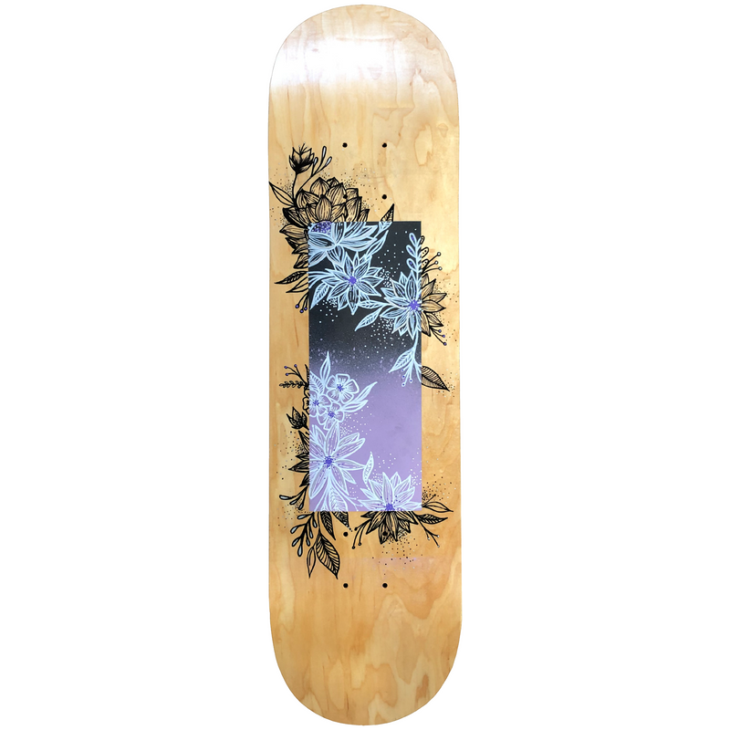 Graphic By Jess Series 1 Skateboard Deck 8.25", Beautiful Darkness