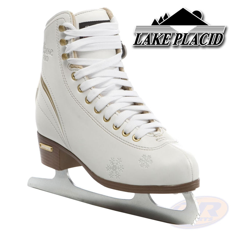 Lake Placid Alpine 800 Figure Ice Skates, White
