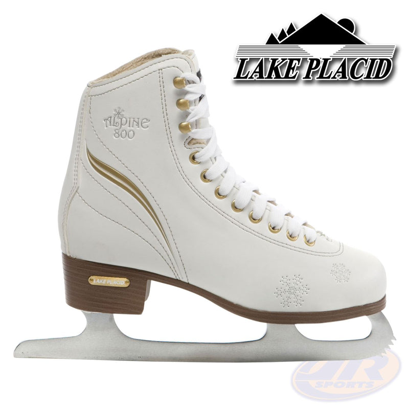 Lake Placid Alpine 800 Figure Ice Skates, White