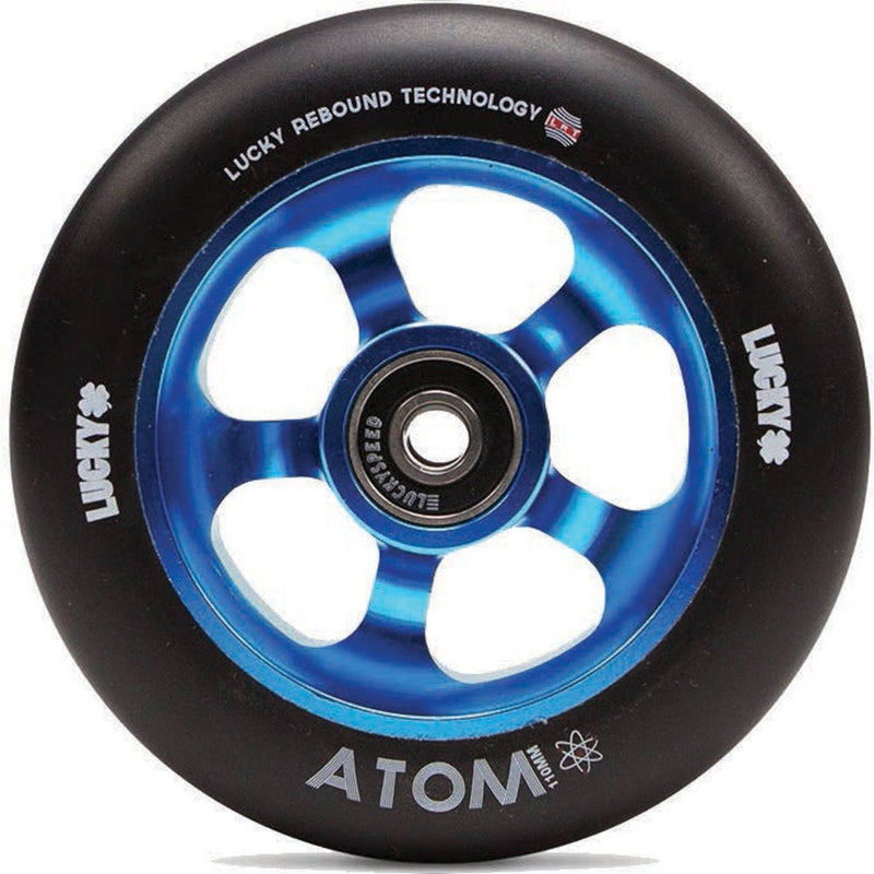 Lucky Scooter Atom Stunt Scooter Wheel 110mm, Black/Blue Scooter Wheels Lucky 