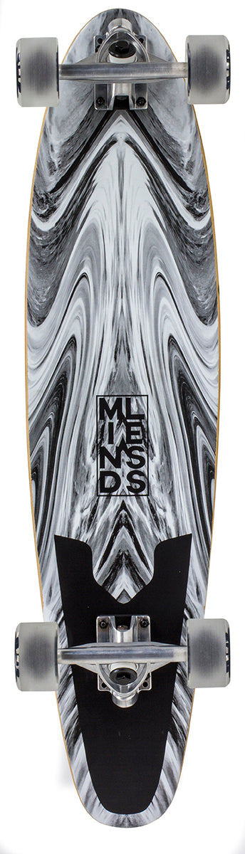Mindless Longboards Raider 6 Complete Longboard, White