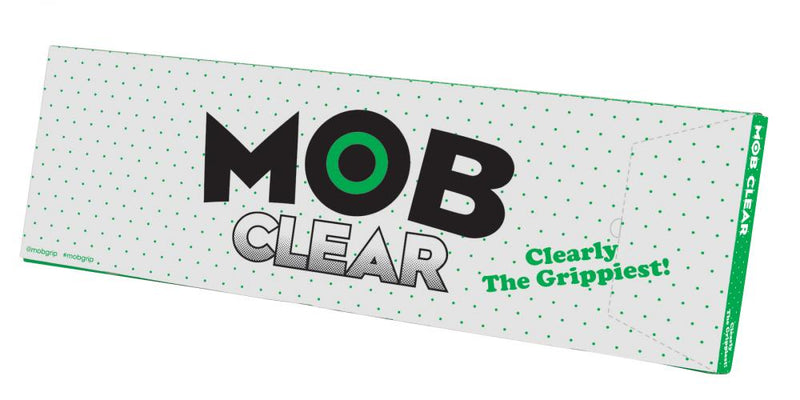 MOB Griptape Skateboard Grip Tape Sheet 10" Wide 33" Long, Clear