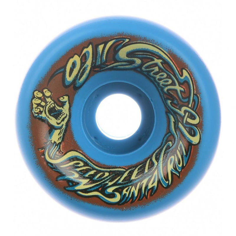OJ Wheels Street Speedwheels Reissue 92a Skateboard Wheels 60mm, Blue  (Set Of 4)