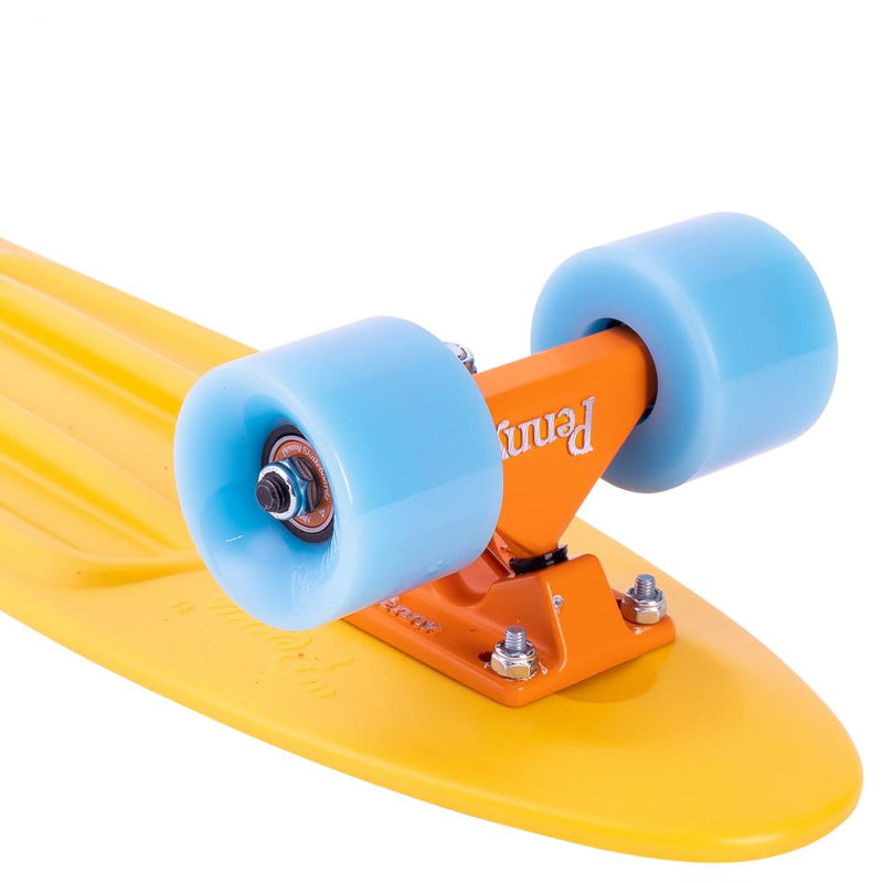 Penny Boards High Vibe 22" Cruiser, Yellow/Blue