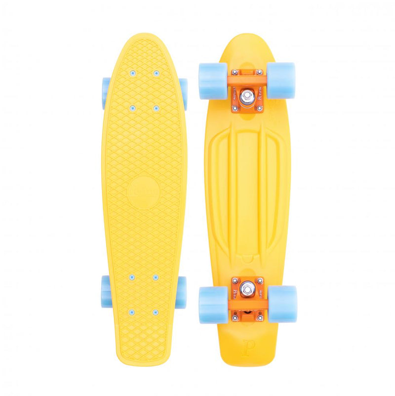 Penny Boards High Vibe 22" Cruiser, Yellow/Blue