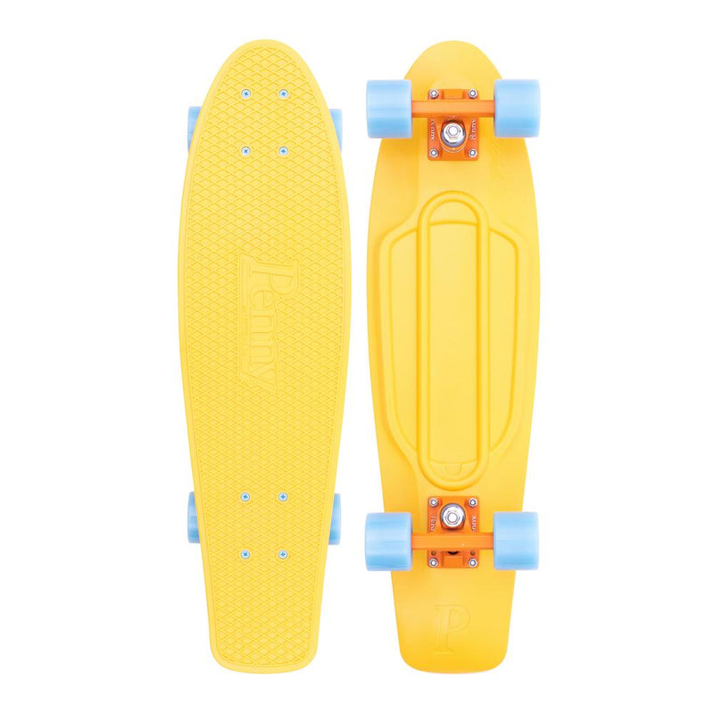 Penny Boards High Vibe 27" Cruiser, Yellow/Blue